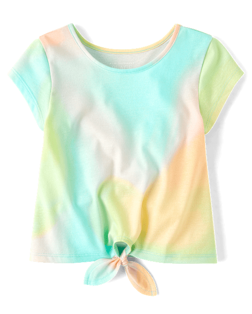 A2Z 4 Kids Girls Crop Top & Shorts Set – Contrast Colors, 100% Polyester, New With Tags 4 thumbnail image