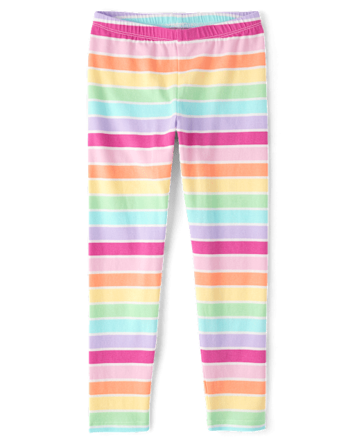 Girls Tie Dye Print Leggings – Black & Pink, Stylish & Trendy Dance Outerwear (Ages 5-13)