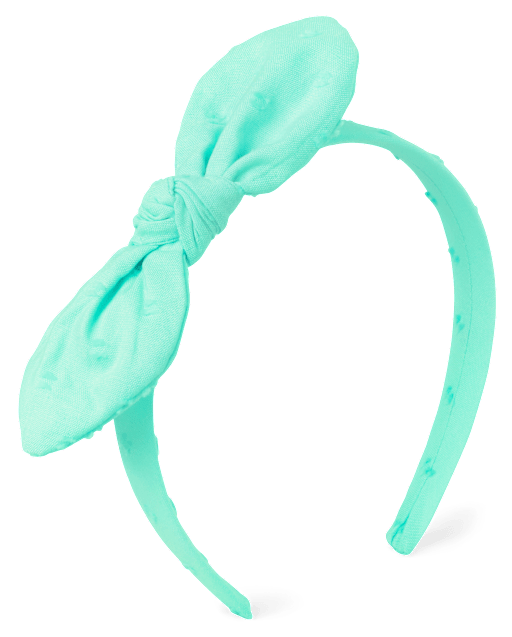 KIDS HEADBAND WITH LARGE BOW TILED IN TIME main image 1