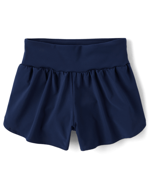 Girls Quick Dry Flowy Shorts - Blue