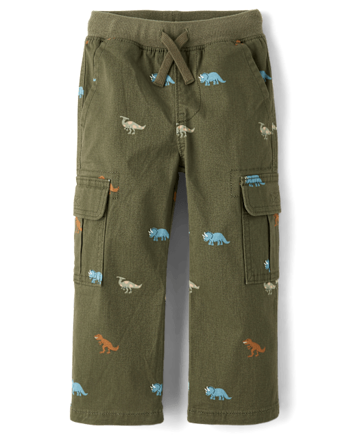 Baby And Toddler Dino Baggy Cargo Pants - GREEN | The Children's Place