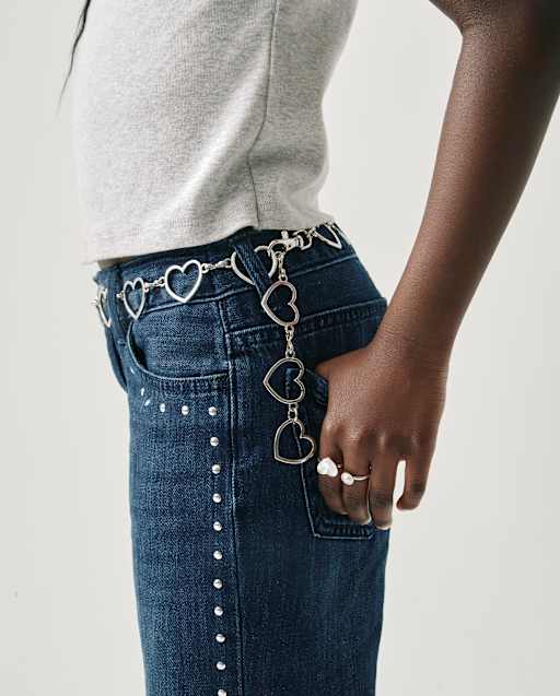 ベルト thevirgins heart chain belt heart chain belt - theVirgins