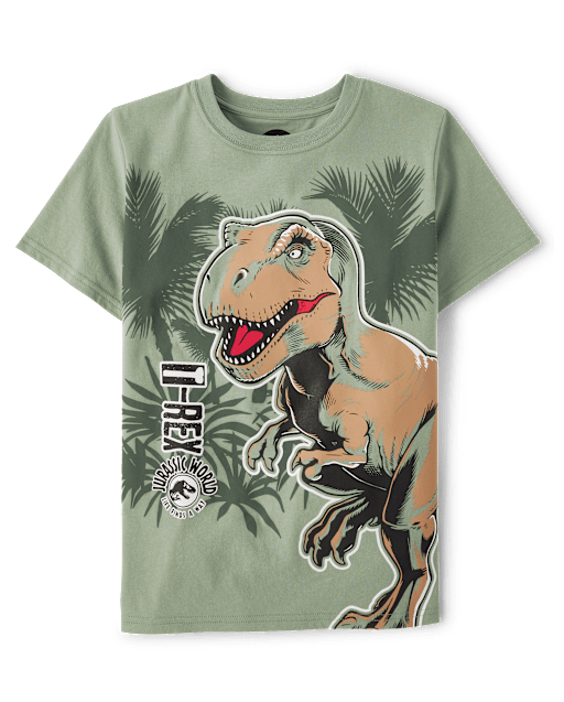 Jurassic World Camp Cretaceous T-Shirt Für Jungen – Kurzärmlig, Navyblau