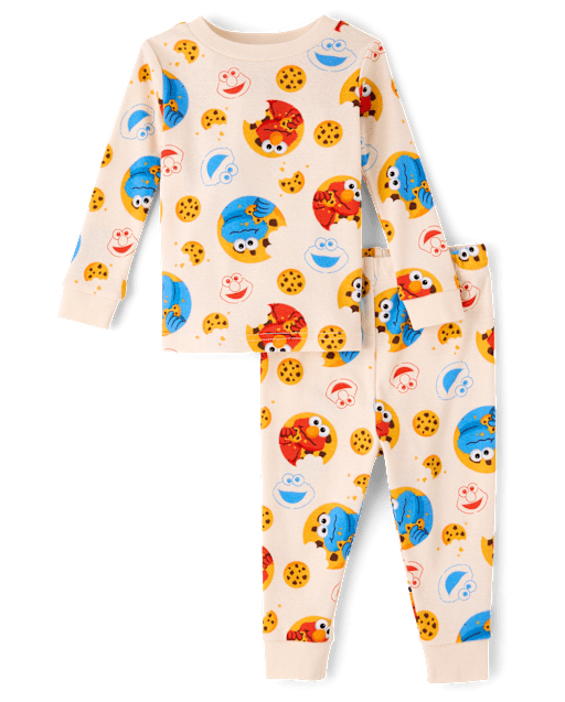 Baby And Toddler Long Sleeve Sesame Street™ Snug Fit Cotton
