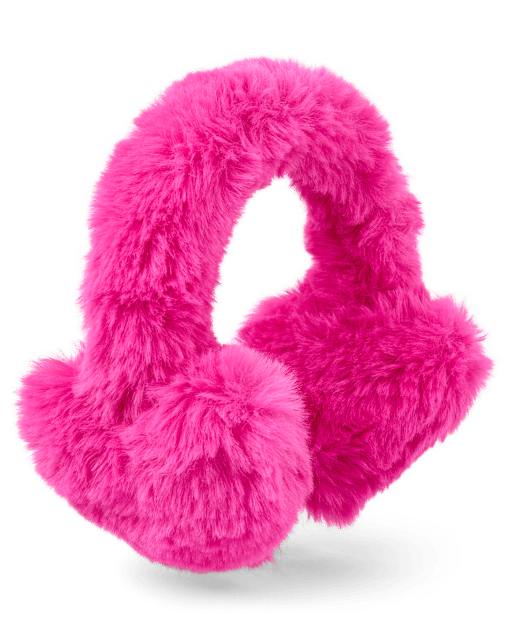 Girls Heart Ear Muffs - PINK | The Children's Place