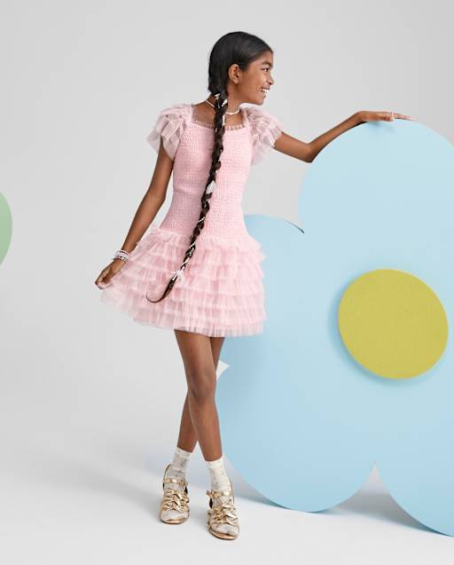 margaret qualley little black dress Light Barbie Pink First Birthday Dress for Kids | Shop Today main image 0