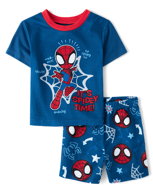 Baby And Toddler Boys Spidey™ Snug Fit Cotton Pajamas - Multi