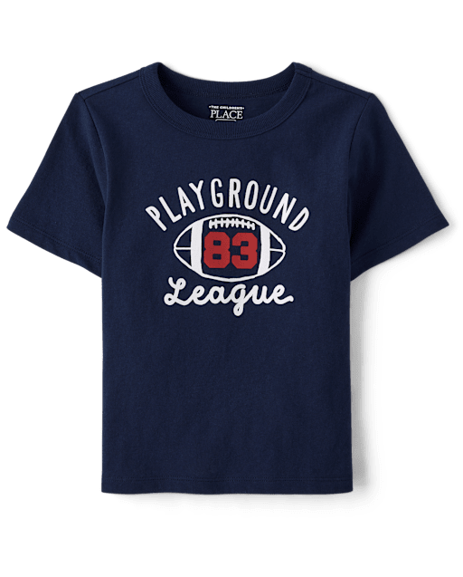 Baby And Toddler Boys Short Sleeve Playground League Graphic Tee