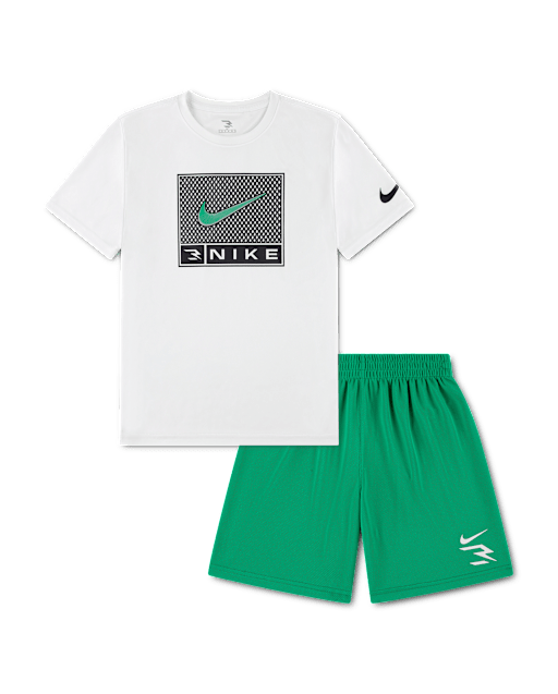 【中古】Kid Fit  Resort-Nla Boys Short Sleeve Nike 3BRAND by Russell Wilson 2-Piece Outfit Set