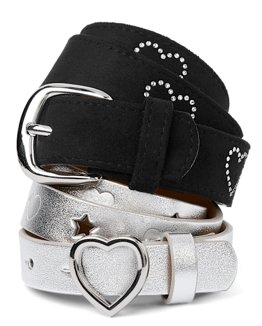小物 S heart belt theredthread Girls Heart Belt 2-Pack - MULTI | The Children's Place