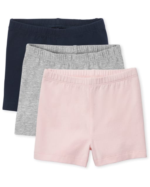 Baby And Toddler Girls Cartwheel Shorts 3Pack The Children's Place
