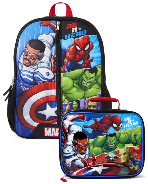 avengers kid backpacks Marvel Backpack Iron Man Captain America Black Blue Open and Clothing This Marvel Avengers Boys 11 inch Mini Backpack features one spacious main compartment with zipper closures Marvel Avengers Backpack for Kids