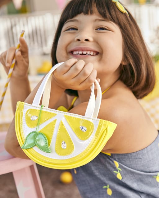 Girls Lemon Bag - Citrus & Sunshine - YELLOW | Gymboree