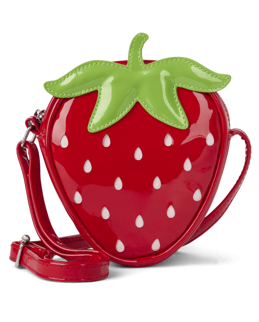 すとろべりー Girls Strawberry Crossbody Bag - Strawberry Sweetie - RED | Gymboree