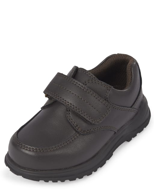 brown toddler boy dress shoes Boys Uniform Faux Leather - Casual shoes