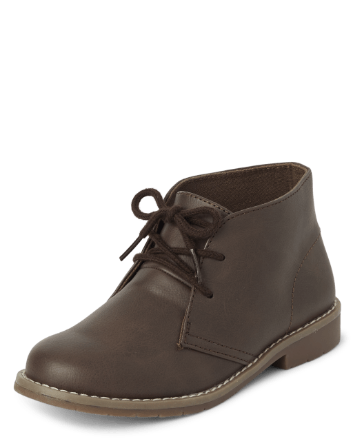 The Children's Place Boys Lace Up Boots | Size YOUTH 3