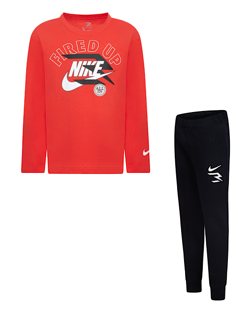 f*1様 希少 FCRB NIKE 2016SS WARM UP SET UP Boys Long Sleeve Nike 3BRAND by Russell Wilson Fired Up 2-Piece