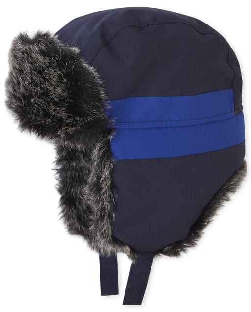 Toddler boy trapper hat