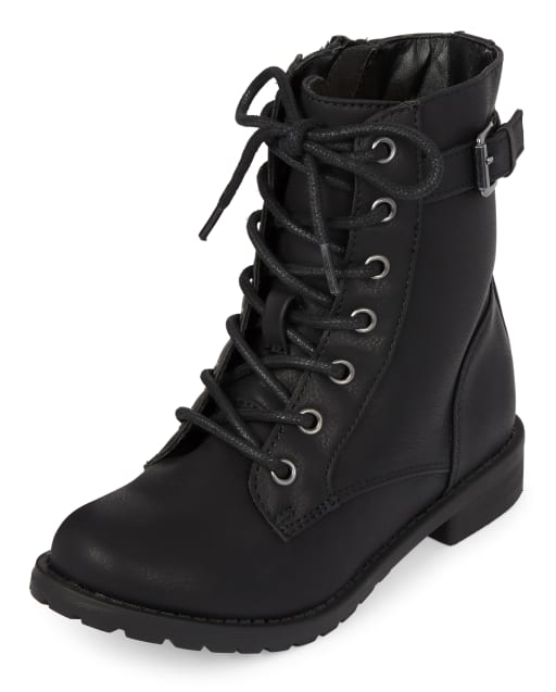 Girls black boots