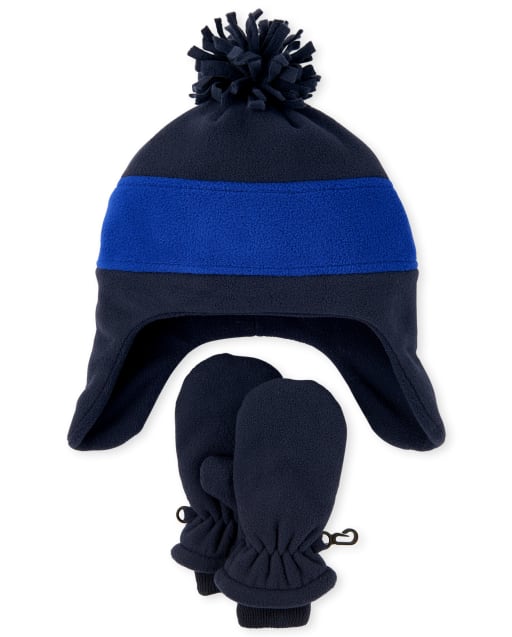 boys hat and mittens