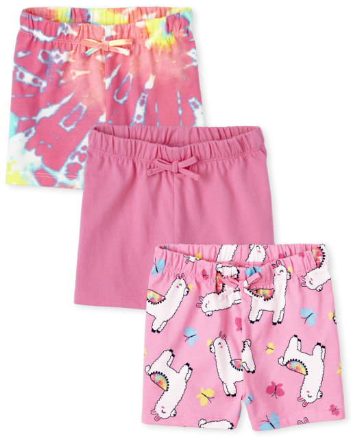 The Childrens Place Baby Girls Solid Bike Shorts