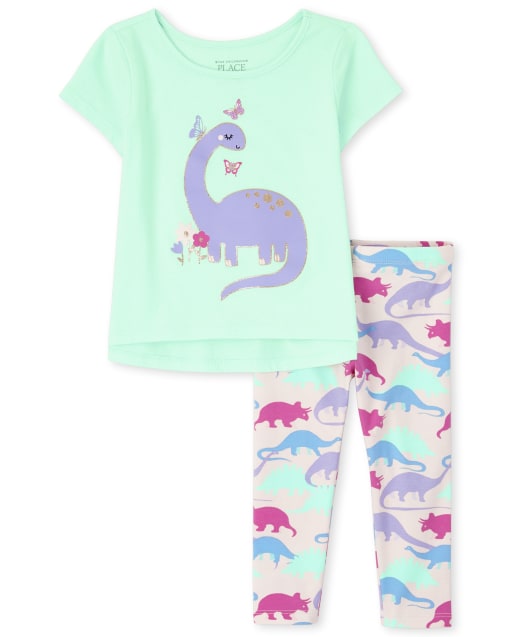 The Childrens Place Baby Girls Poodle Legging Set