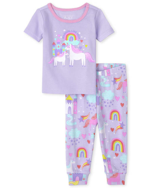 baby girl summer pajamas