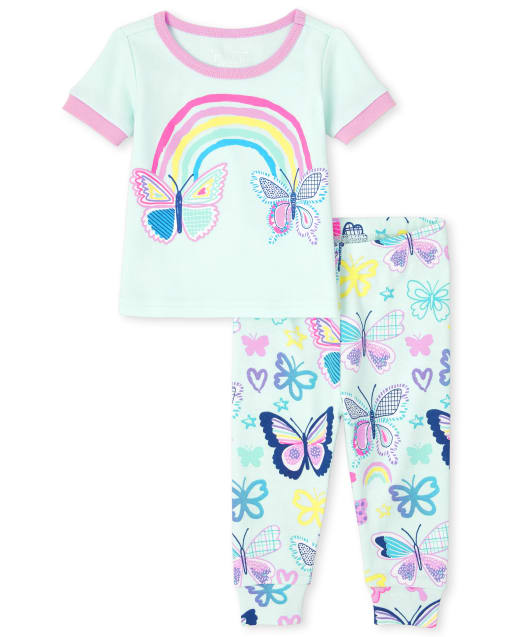 baby girl pajama short sets