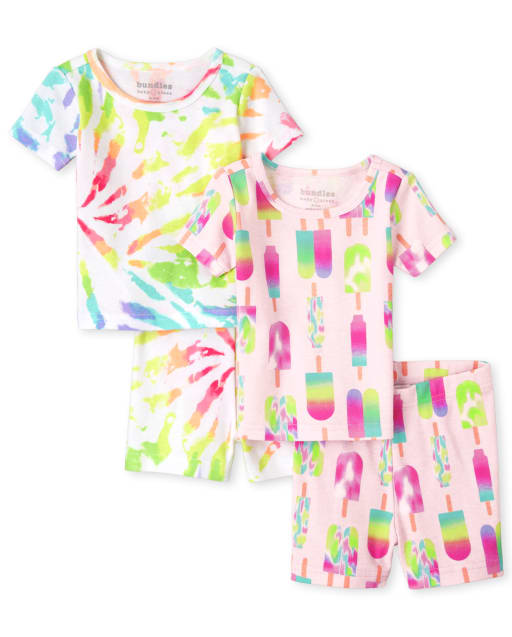 The Childrens Place Baby Girls 2 Pack Short Set