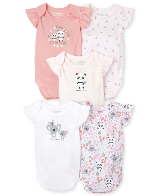The Childrens Place Baby Girls 2 Pack Short Set