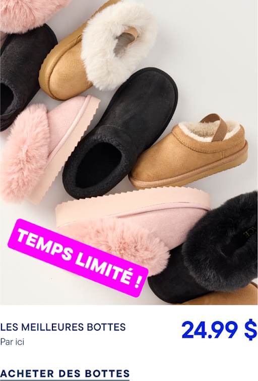 Des pantoufles confortables doublées de fausse fourrure, de styles variés, noires, beiges et roses, sont dispersées sur un fond blanc uni.