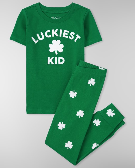 Unisex Kids St. Patrick's Day Snug Fit Cotton Pajamas