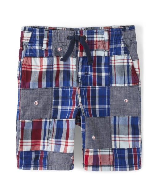 Boys Madras Shorts - Opening Day - view 1