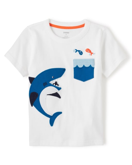 Camiseta de pesca para niños con tiburón - Ballena Hola - lbl_product_image_view_1
