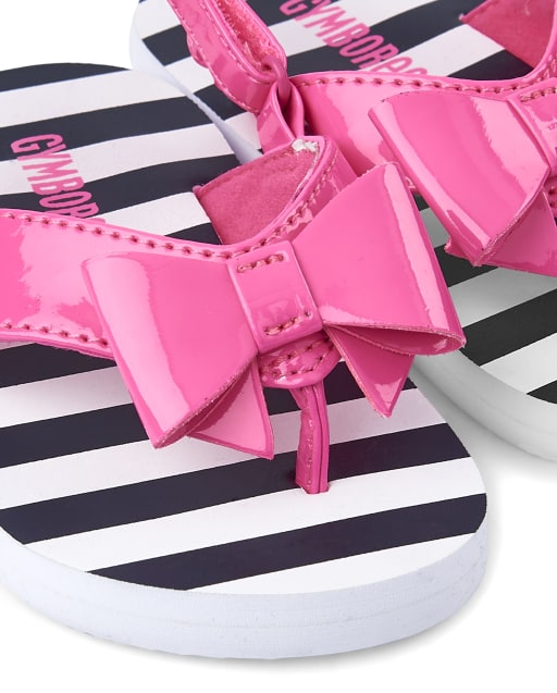 NWT GYMBOREE Pretty Poppy Pink Bow Sandals shoes 5 6 7 8 9 10 3