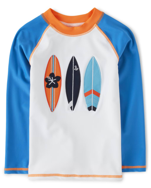 Boys Surf Rashguard - Whale Hello There