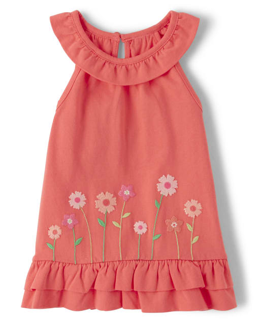Girls Embroidered Peplum Top - Fairy Blossom
