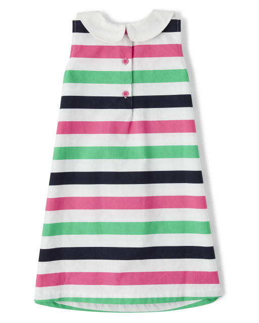 Gymboree baby girl 18-24mo Pink/&Cream Striped dress