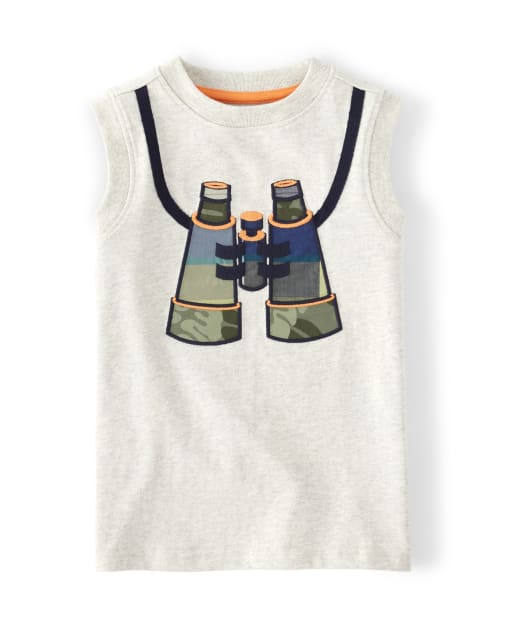 Débardeur Jumelles Brodées Garçons - Summer Safari - lbl_product_image_view_1