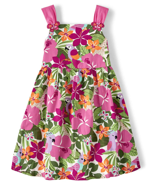 5 or 6 NWT Gymboree Tropical Garden Plaid Cotton Halter Dress Size 4