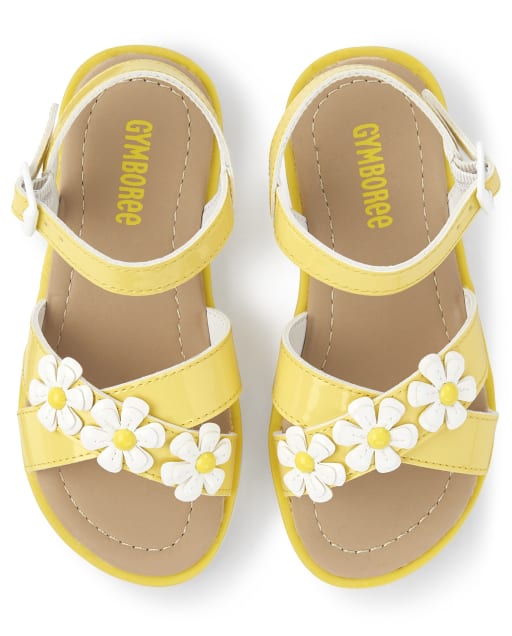 Girls Flower Sandals - Sunny Daisies