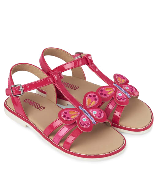 girls butterfly sandals