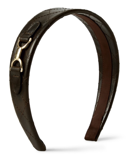 Girls Quilted Headband - Pony Club