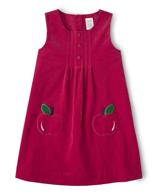 Pull en velours côtelé appliqué pour filles - Candy Apple - lbl_product_image_view_1