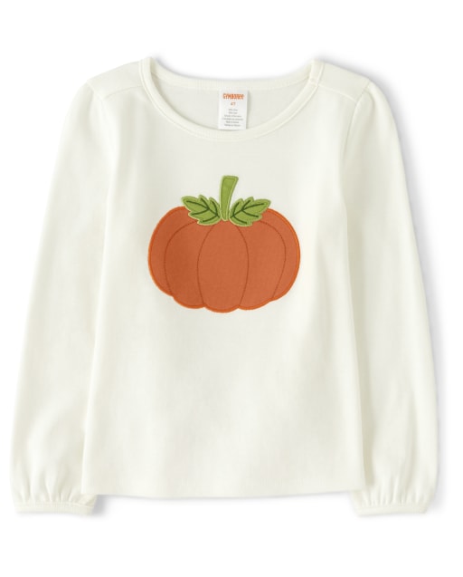 Haut appliqué pour filles - Lil' Pumpkin
