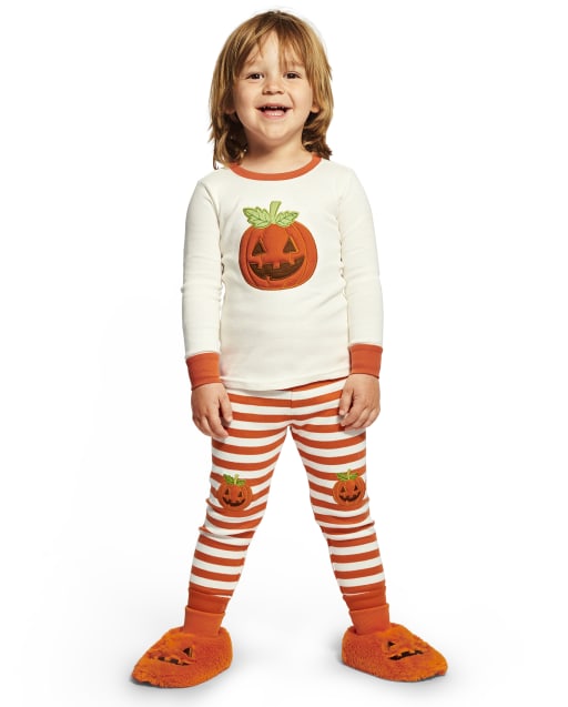 Boys Lil' Pumpkin Cotton 2-Piece Pajamas - Gymmies