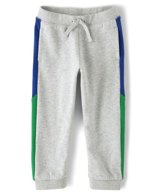 colorblock jogger shorts