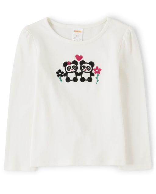 Girls Panda Friends Top - Panda Party - view 1