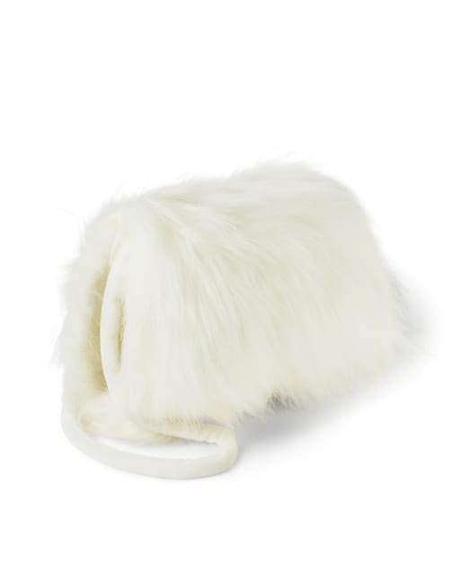 Girls Faux Fur Muff Bag - Picture Perfect - view 1