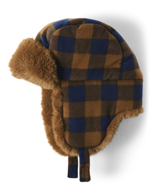 Boys Plaid Trapper Hat - Aspen Lodge